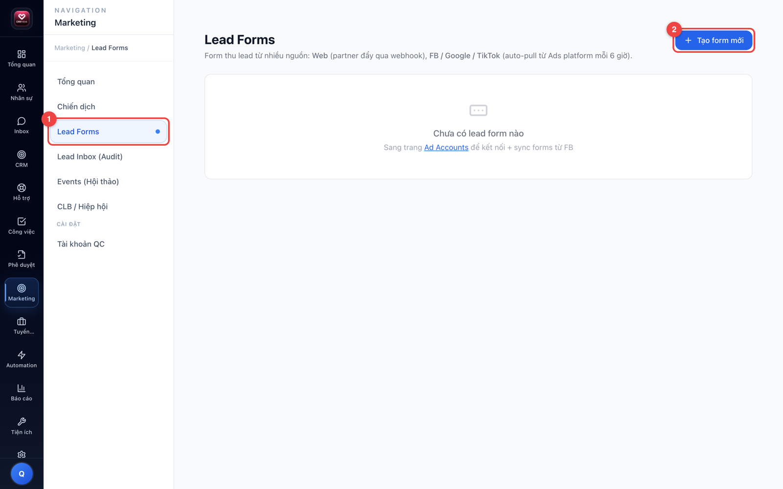 Lead Forms
