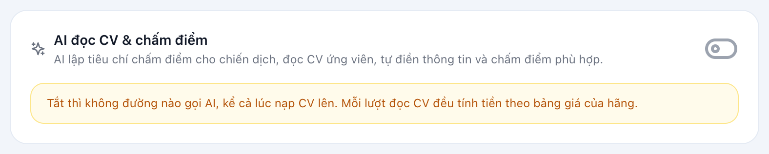 AI đọc CV và chấm điểm